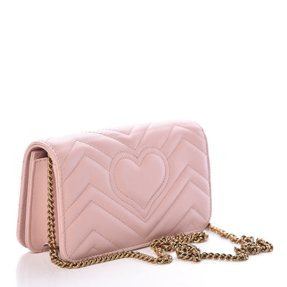 Gucci Calfskin Matelasse GG Marmont Mini Bag Perfect Pink 3 of 8