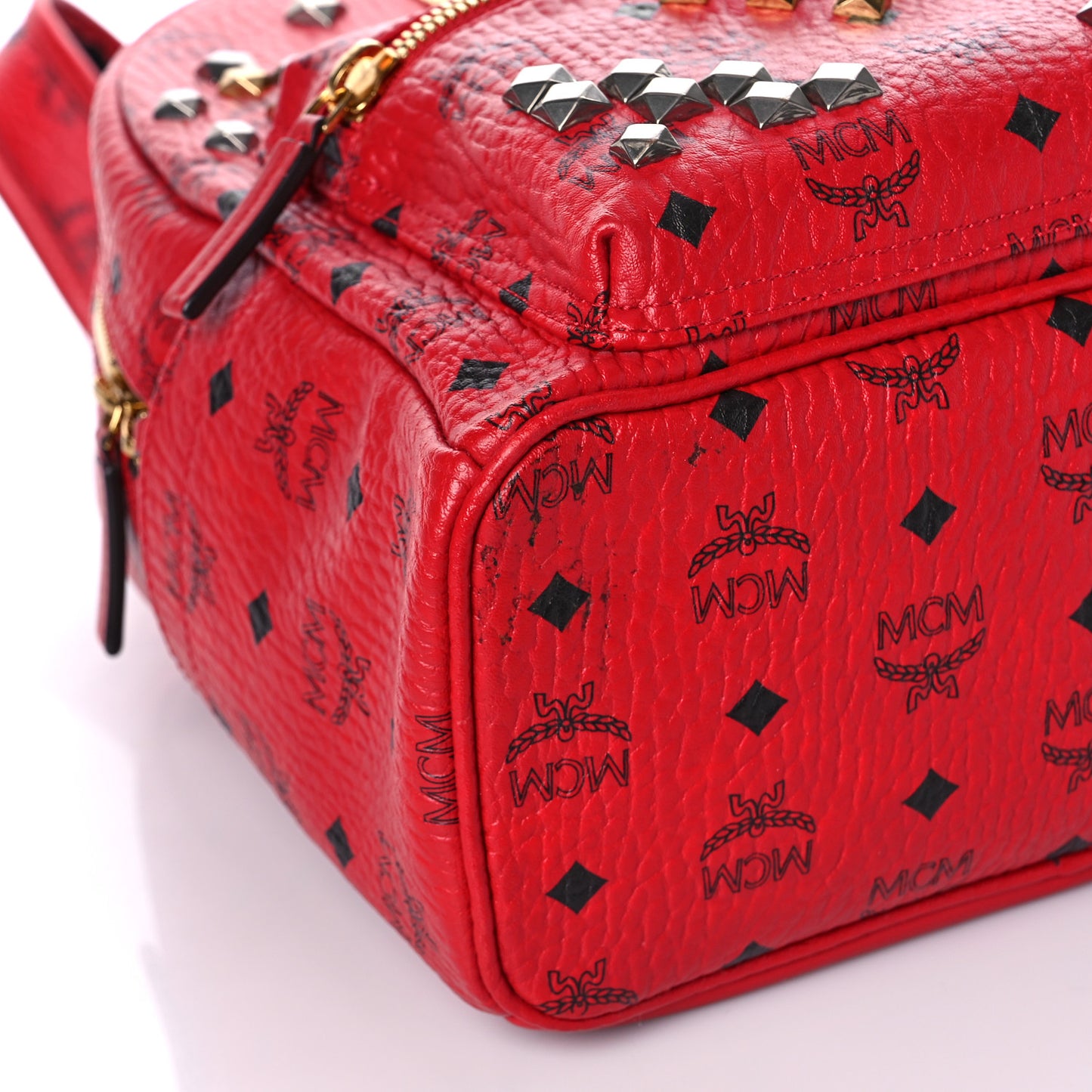 Visetos Studded Small Stark M Backpack Scooter Red