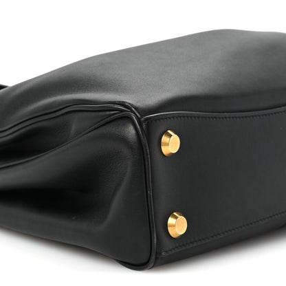 Balenciaga Natural Smooth Calfskin Small Rodeo Top Handle Handbag Black 9 of 10