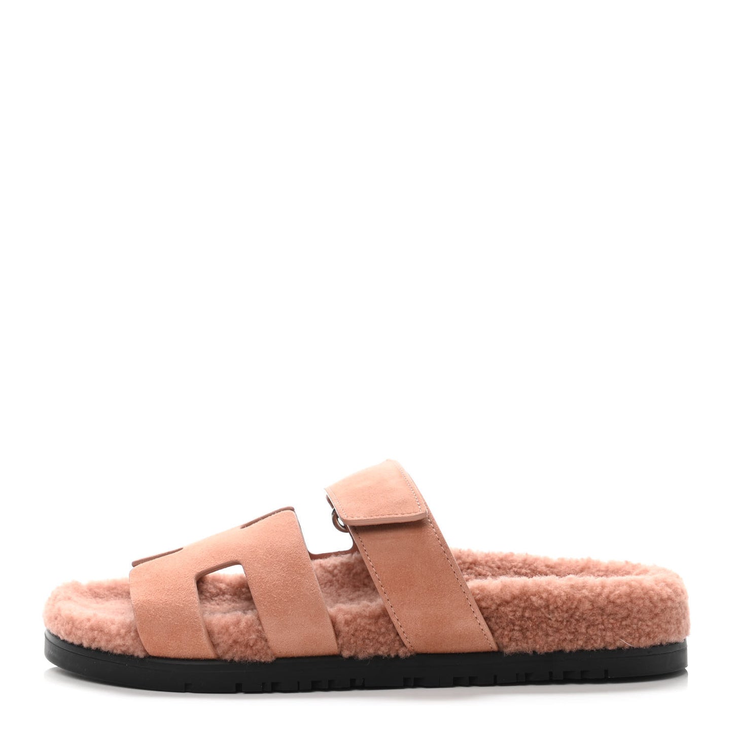 Suede Goatskin Woolskin Womens Chypre Sandals 37 Rose Aube