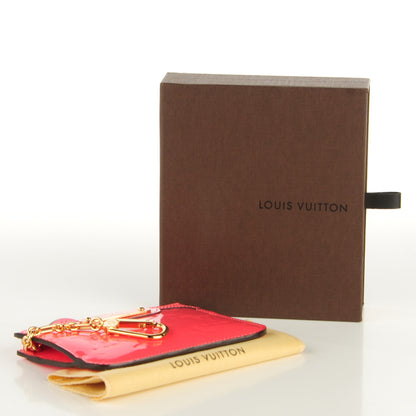 Louis Vuitton Vernis Key Pouch Rose Litchi 4 of 6