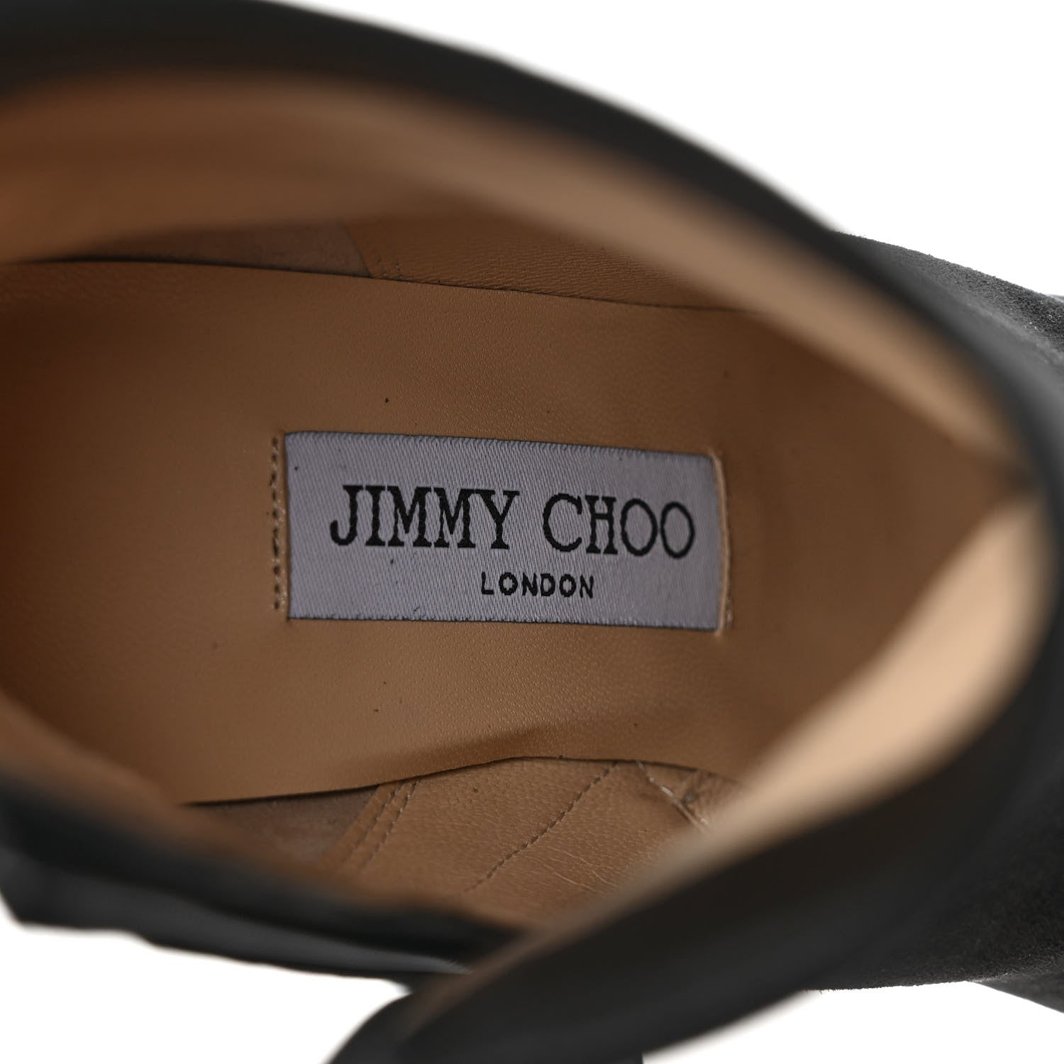 Jimmy Choo Suede Hurley Ankle Booties 35.5 Black 7 of 8