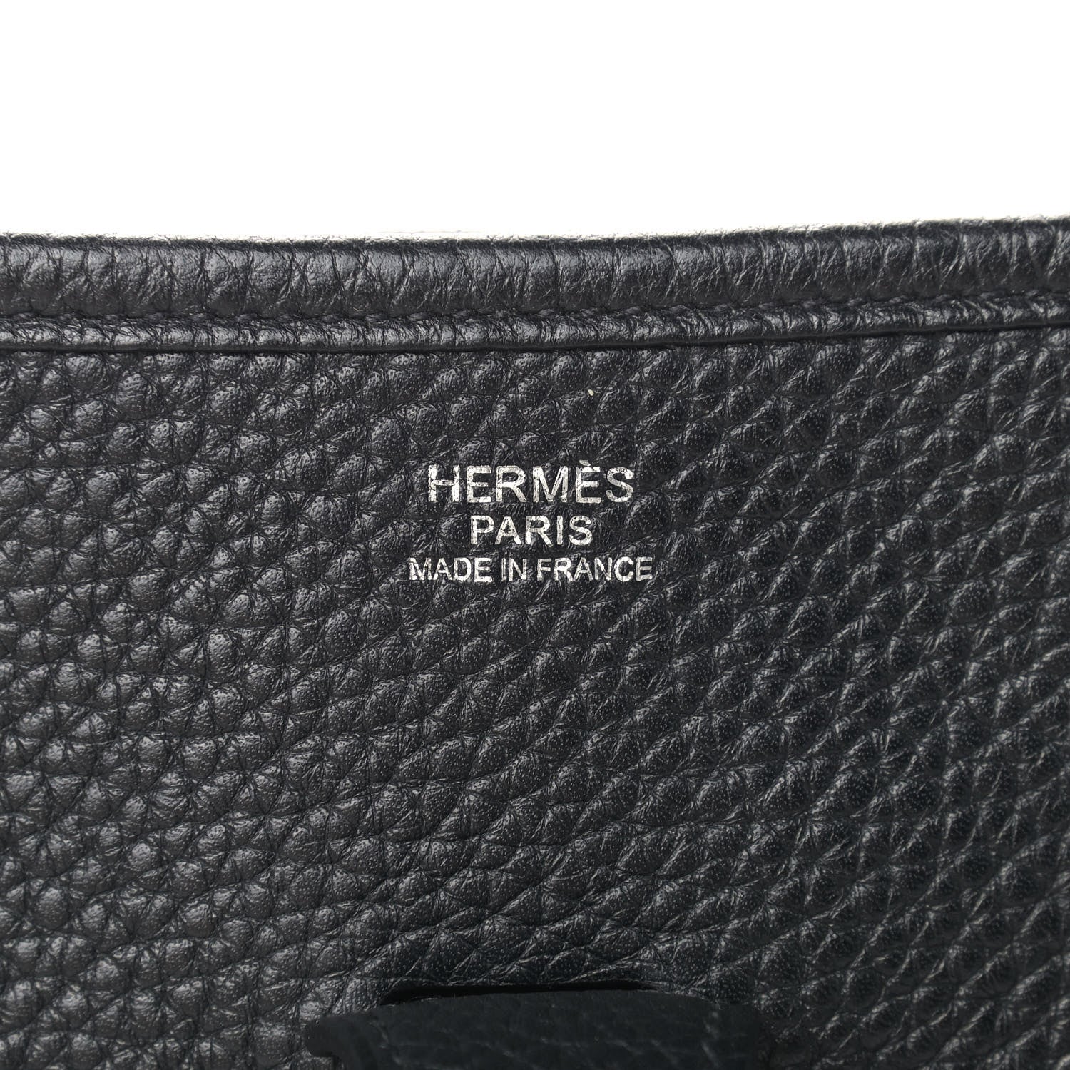 Hermes Taurillon Clemence Evelyne III PM Black 6 of 10