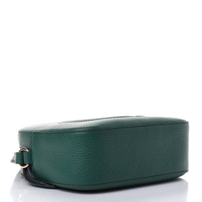 Gucci Pebbled Calfskin Small Soho Disco Bag Emerald Green 3 of 4