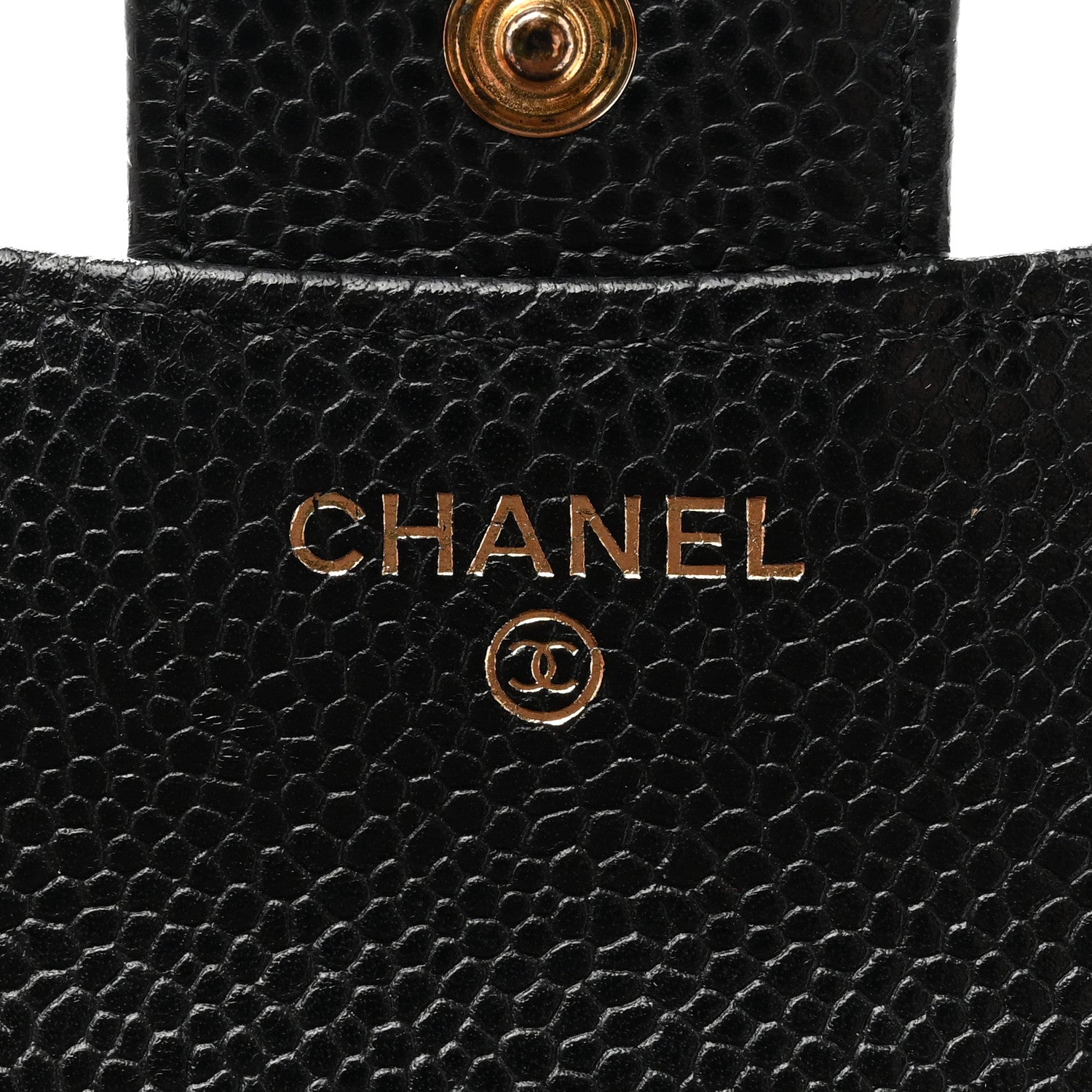 Chanel Caviar Quilted Compact Flap Wallet Black 6 of 8