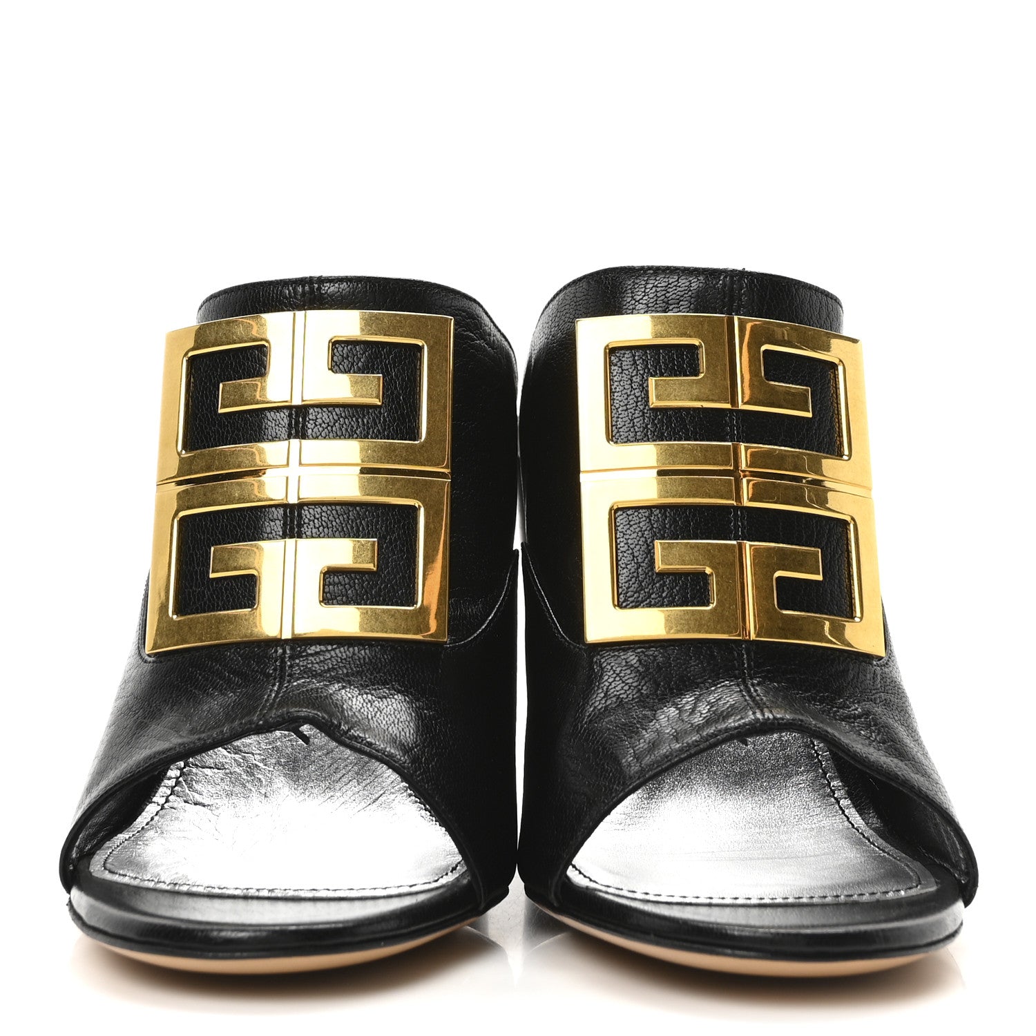 Givenchy Grained Goatskin 4G Logo Mules 40 Black 6 of 20