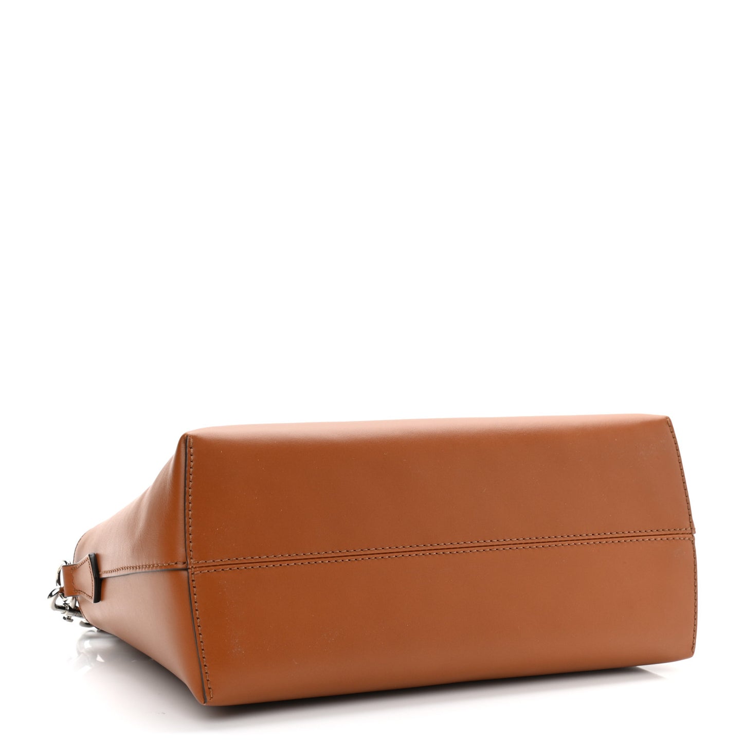 Vitello King Logo Embossed Medium By The Way Boston Bag Cuoio