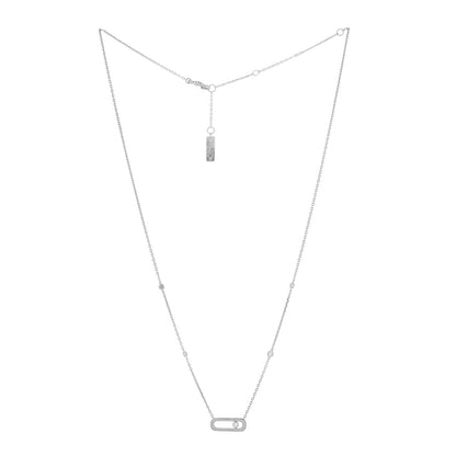 Messika 18K White Gold Diamond Move Uno Necklace 3 of 5