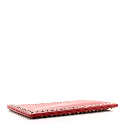 Valentino Garavani Vitello Large Rockstud Zip Wristlet Pouch Rosso Valentino 4 of 10