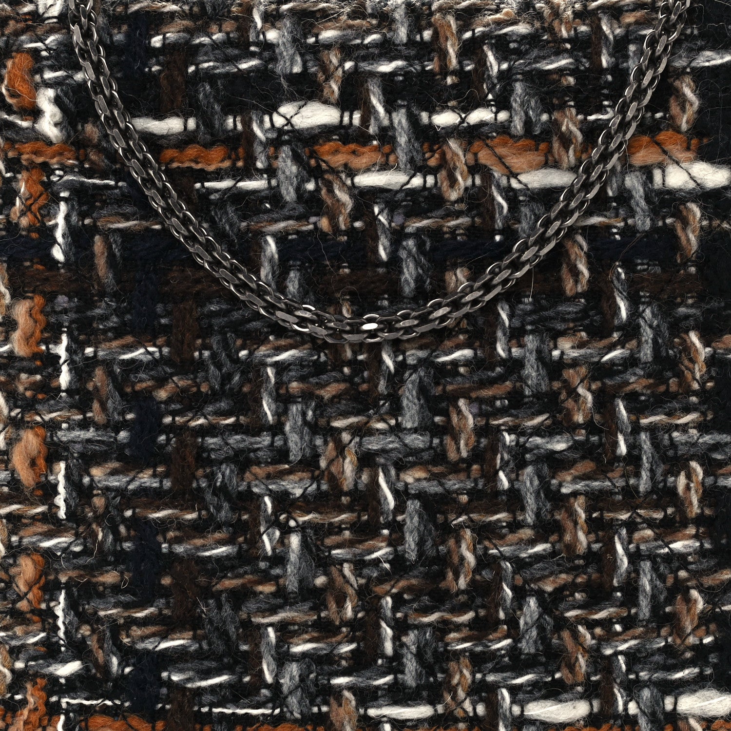 Chanel Tweed Kisslock Minaudiere Black Multicolor 11 of 11