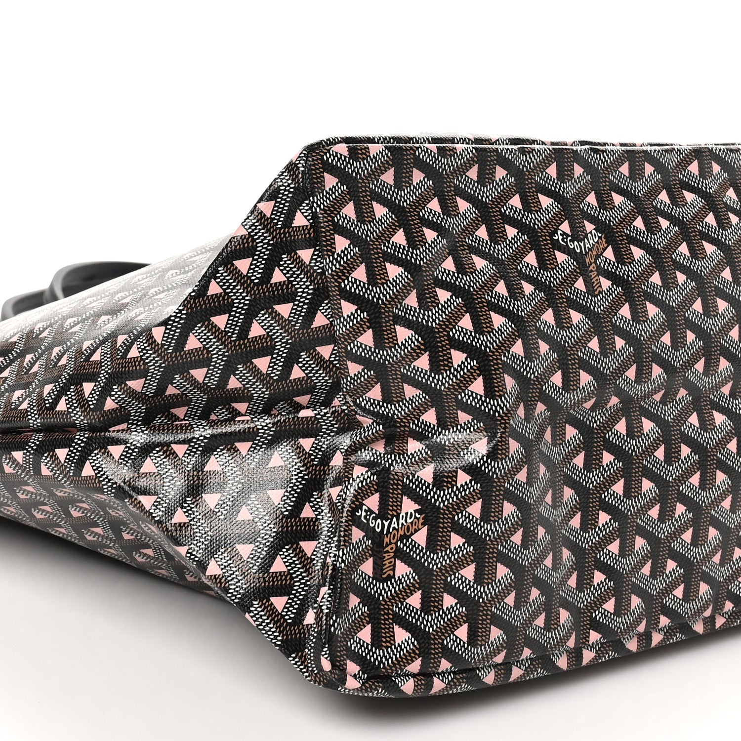 Goyard Goyardine Saint Louis Claire Voie GM Black Pink 10 of 11