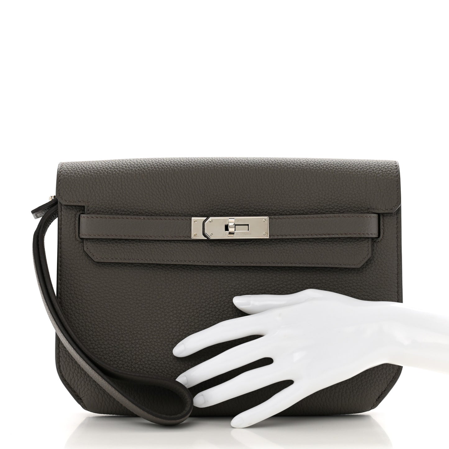 Togo Kelly Depeches 25 Pouch Etain