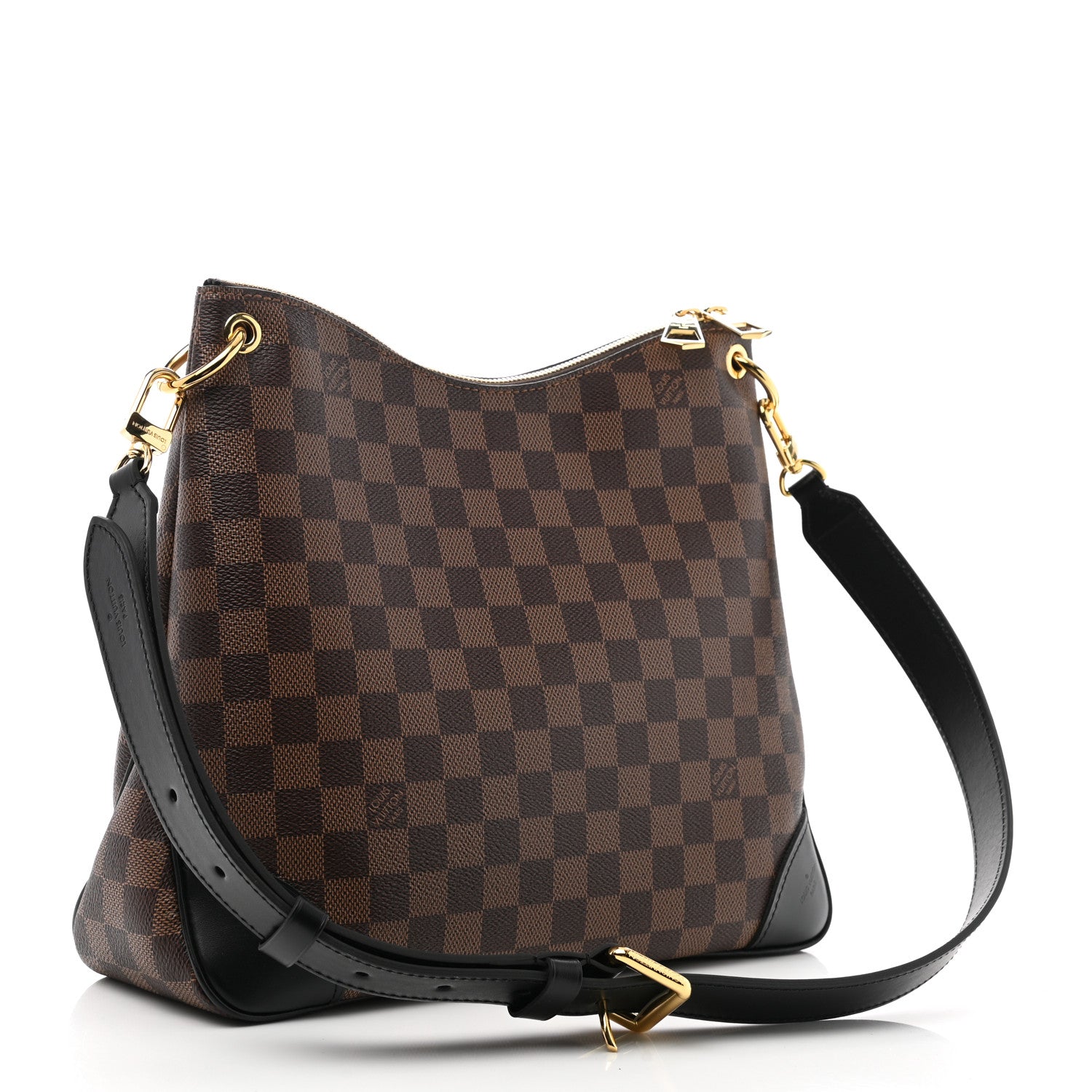 Louis Vuitton Damier Ebene Odeon MM Black 2 of 8