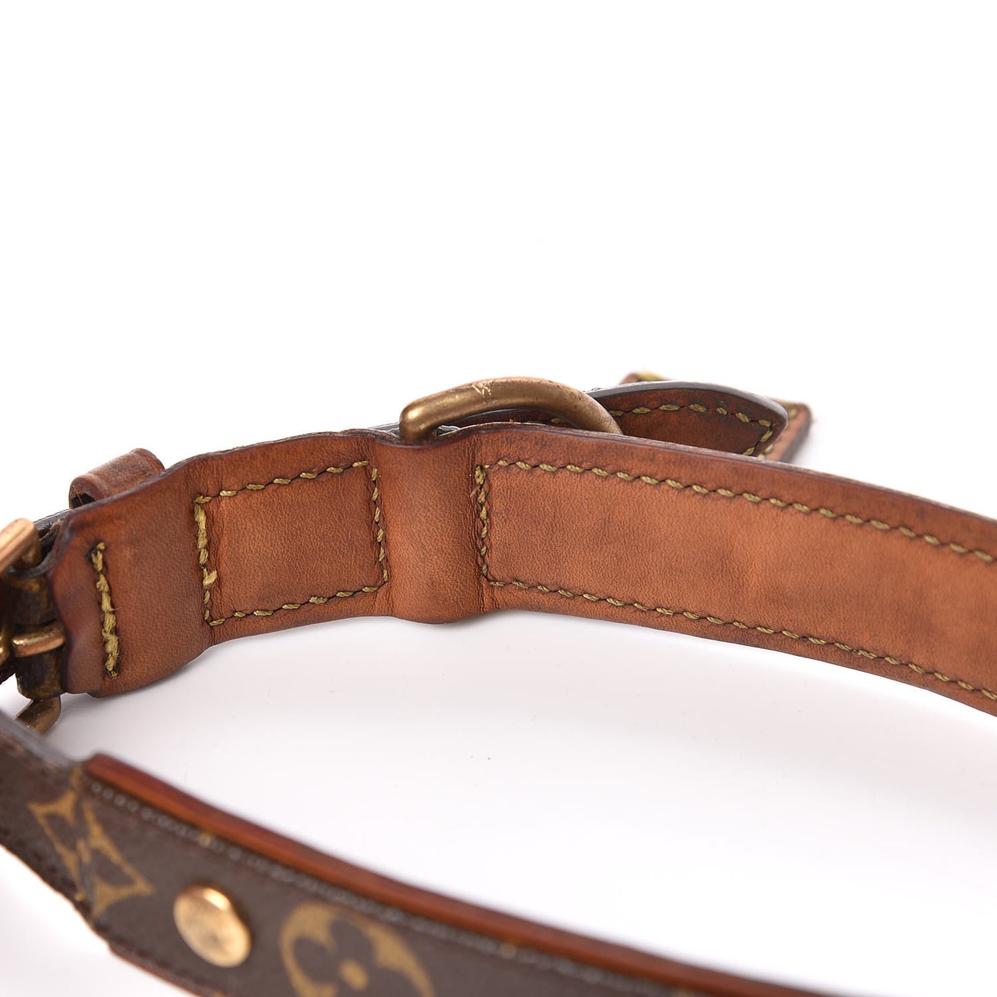 Monogram Baxter Dog Collar PM