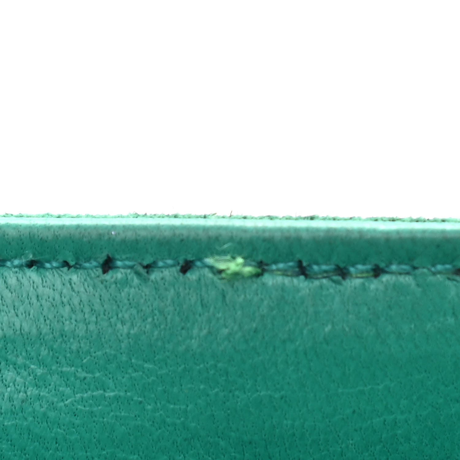 Chanel Suede Gripoix Quilted Flap Green 11 of 12