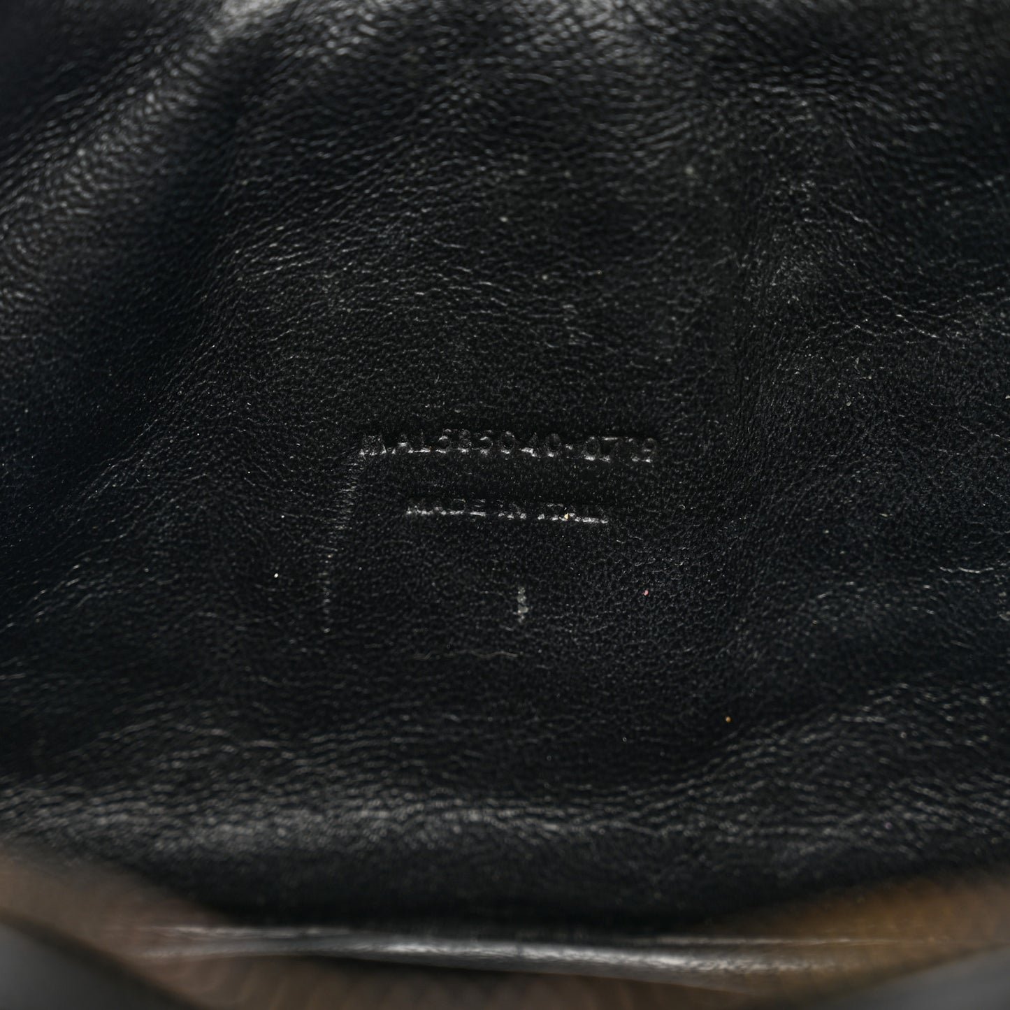 Grain De Poudre Matelasse Monochrome Monogram Mini Lou Camera Bag Black