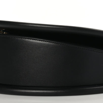 Salvatore Ferragamo Calfskin Aura Shoulder Bag Black 8 of 8
