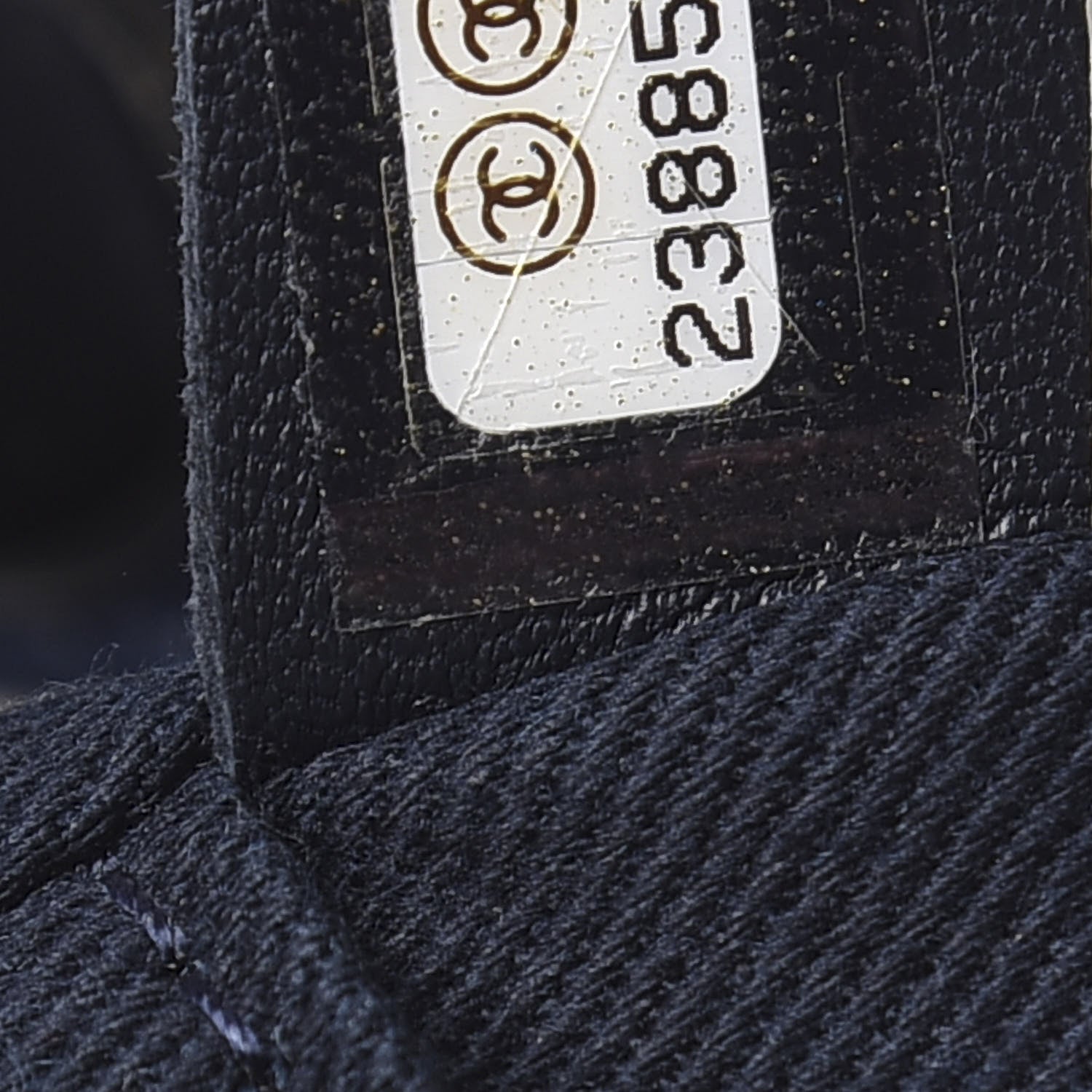 Chanel Woven Straw Raffia Small Deauville Tote White Navy 7 of 10