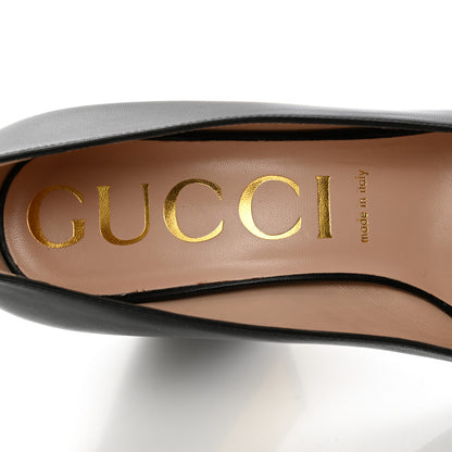 Gucci Malaga Kid Horsebit 75mm Pumps 40 Black 6 of 10