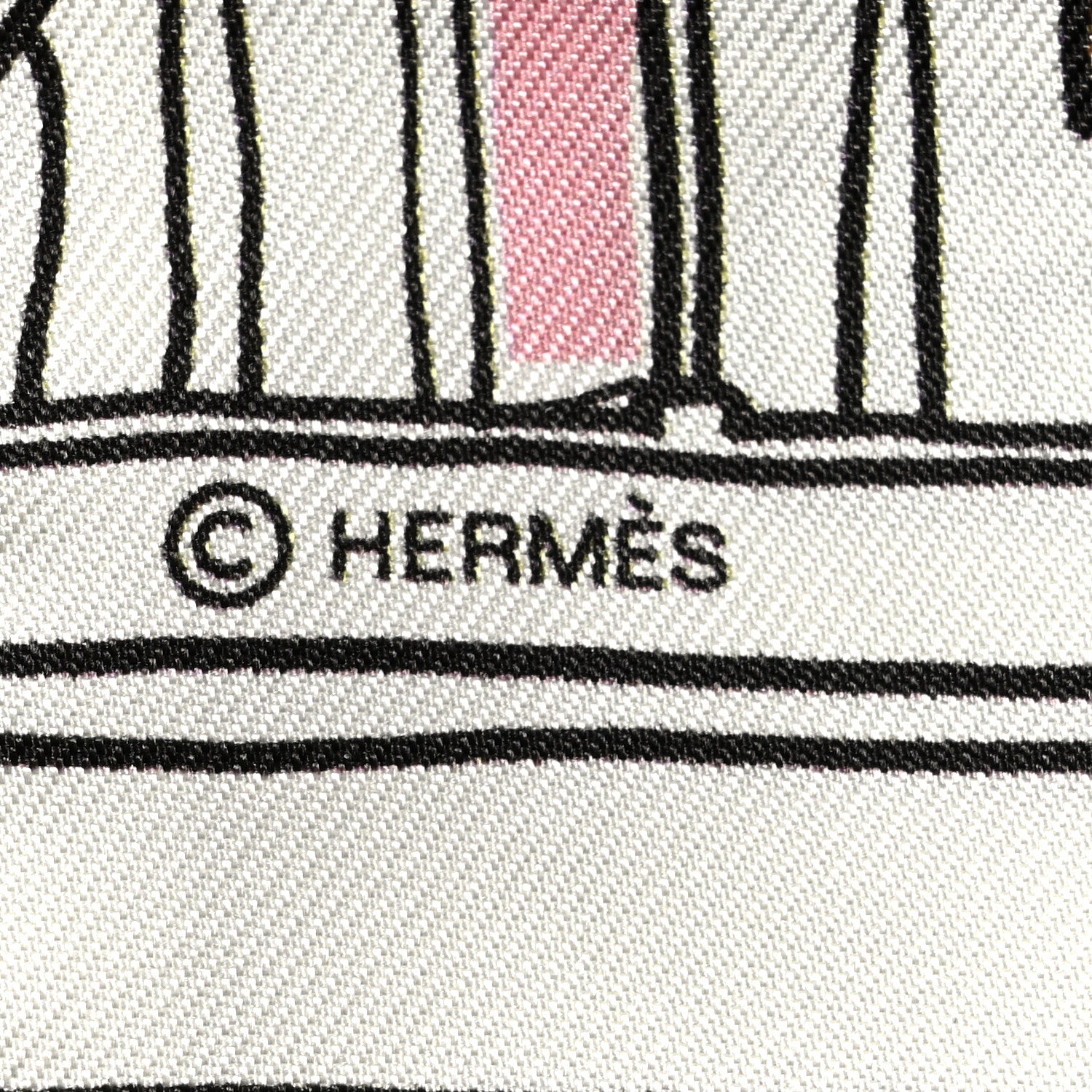 Hermes Silk Twilly Rayures d'Ete Jaune Bleu Orange 4 of 4