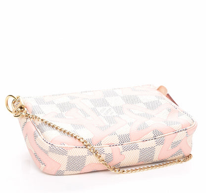 Louis Vuitton Damier Azur Tahitienne Mini Pochette Accessories 4 of 7