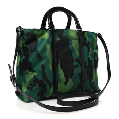Prada Tessuto Nylon Camouflage Tote Prato 3 of 8