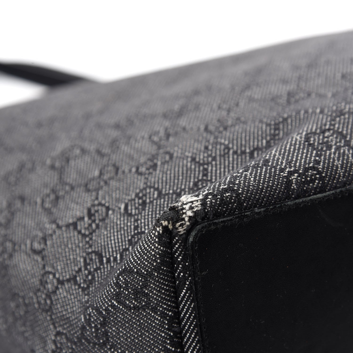 Gucci Monogram Bucket Tote Black 10 of 15
