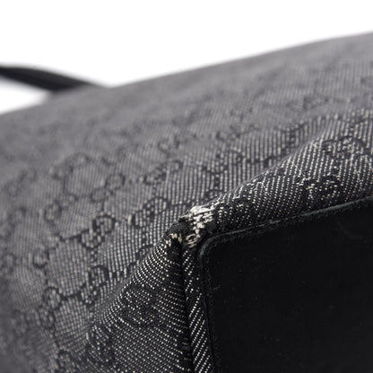 Gucci Monogram Bucket Tote Black 10 of 15