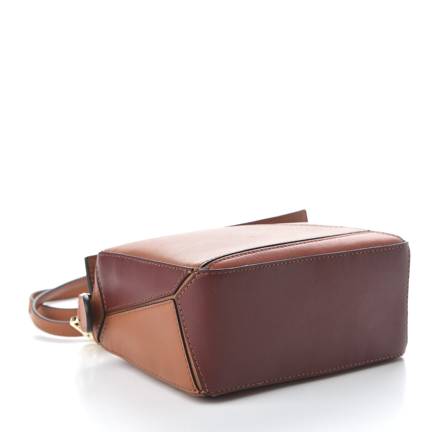 Calfskin Mini Puzzle Bag Spice Orange Pumpkin