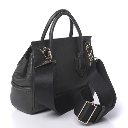 Versace Calfskin Medium Palazzo Empire Bag Verde Scuro Black 3 of 10