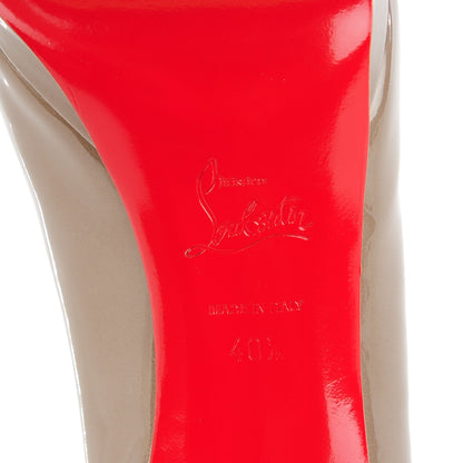 Christian Louboutin Metallic Patent Prorata 90 Pumps 40.5 Oyster 6 of 8
