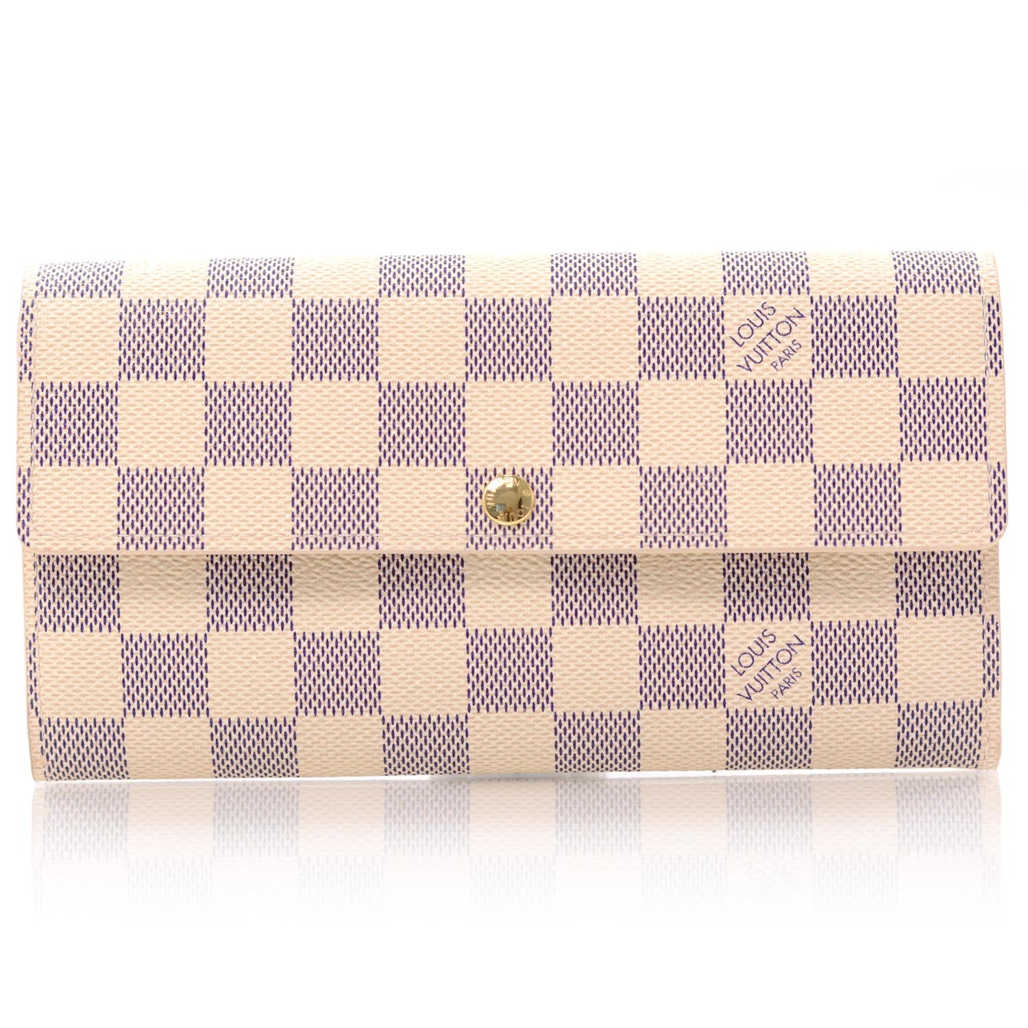 Louis Vuitton Damier Azur Sarah Wallet 1 of 7