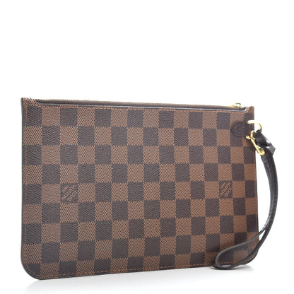 Louis Vuitton Damier Ebene Neverfull MM GM Pochette 2 of 4