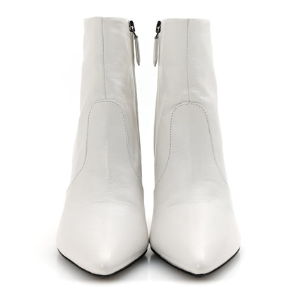 Prada Vitello Ankle Boots 35.5 White 3 of 9