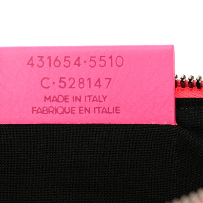 Balenciaga Agneau Silver Hardware Phone Holder Bag Rose Fluo 7 of 12