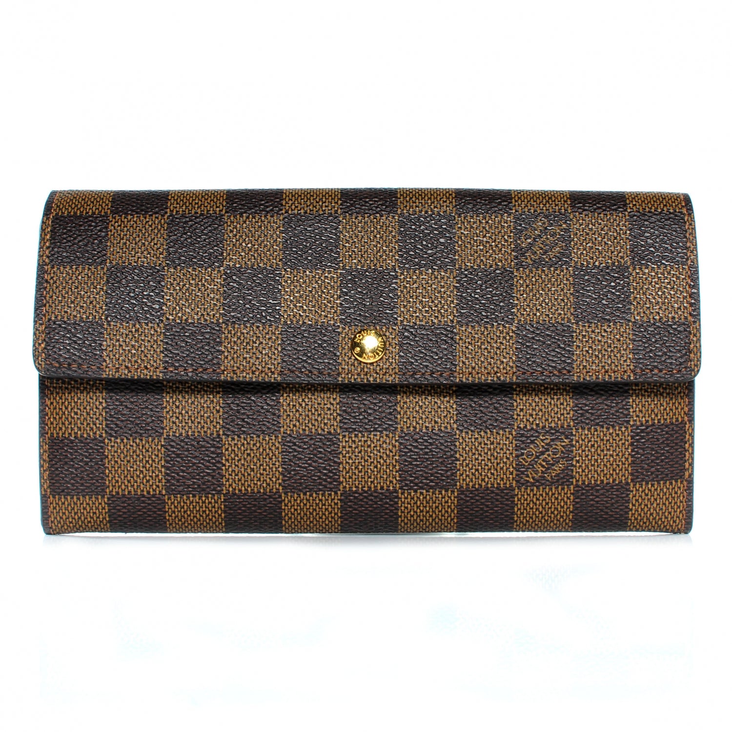 Louis Vuitton Damier Ebene Sarah Wallet 1 of 7
