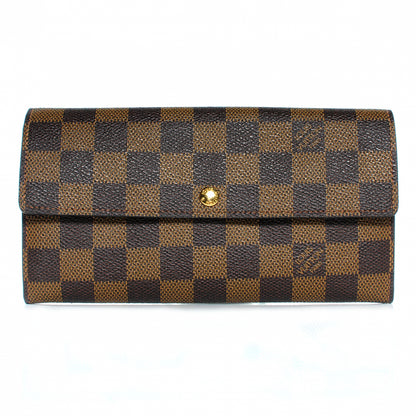 Louis Vuitton Damier Ebene Sarah Wallet 1 of 7