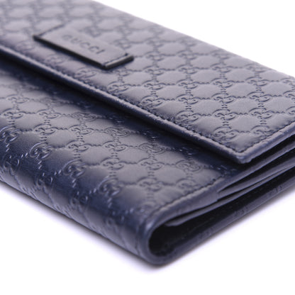 Gucci Microguccissima Continental Flap Wallet Navy 6 of 14