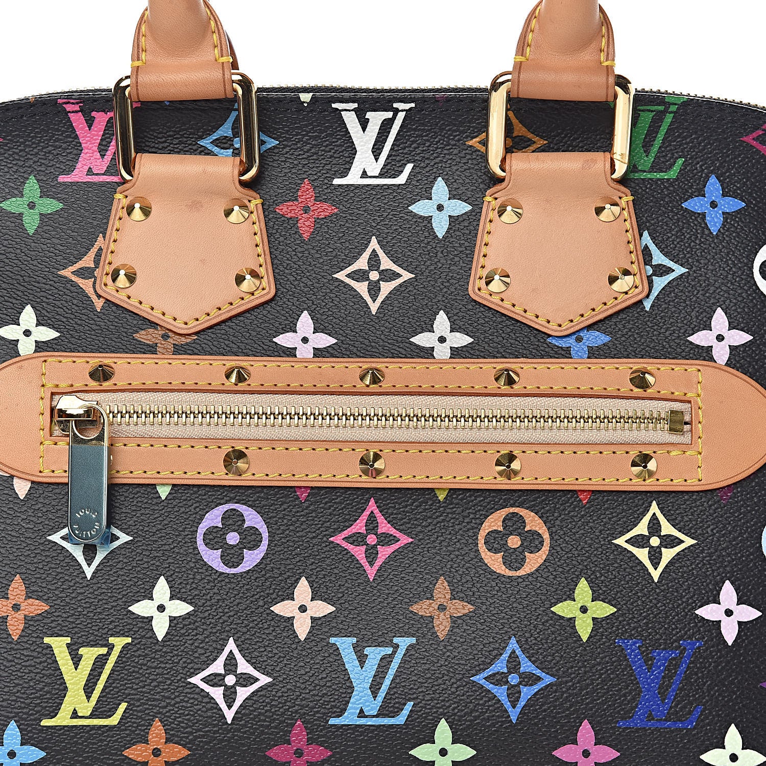 Louis Vuitton Monogram Multicolor Alma Black 11 of 11