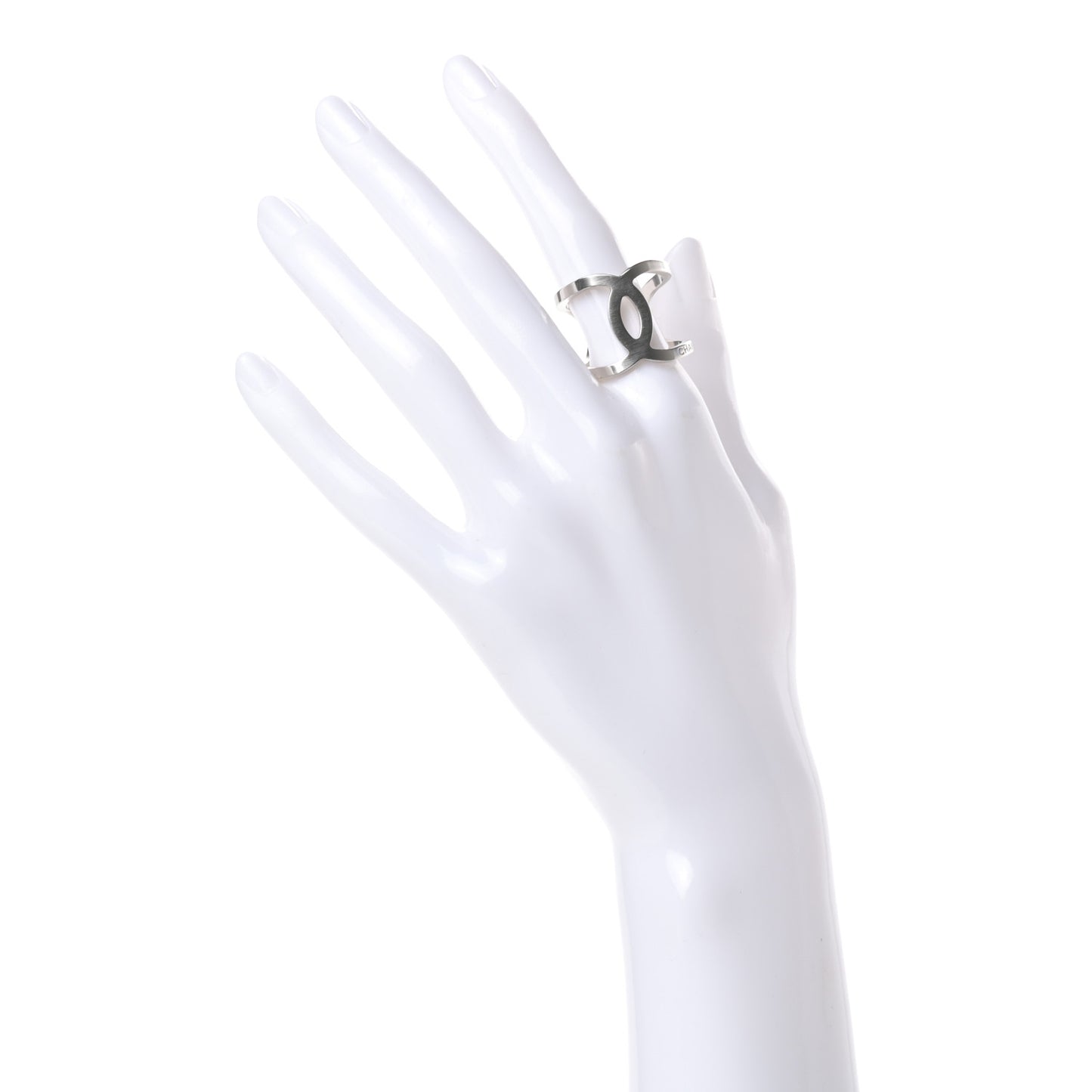 Metal CC Ring 61 Silver
