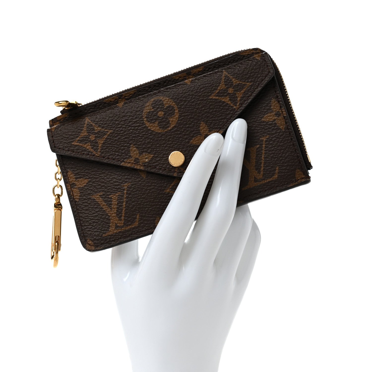 Louis Vuitton Monogram Recto Verso Card Holder Black 2 of 9