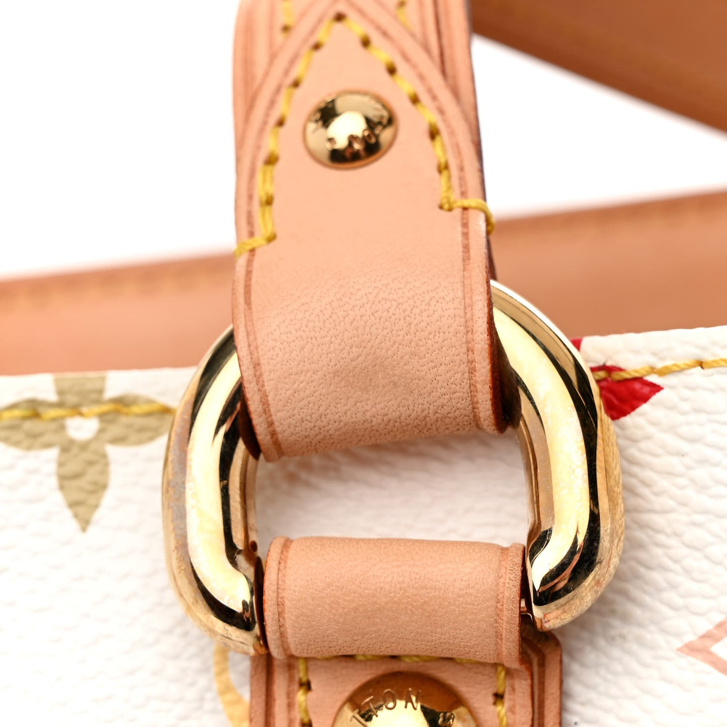 LOUIS VUITTON Monogram Multicolor Aurelia MM White