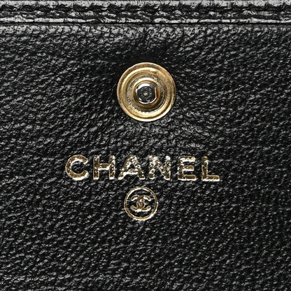 Chanel Goatskin Compact CC Flap Wallet Black 6 of 10