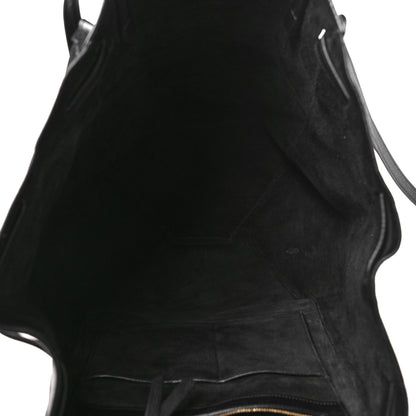 Celine Soft Grained Calfskin Medium Belt Cabas Phantom Black 5 of 8