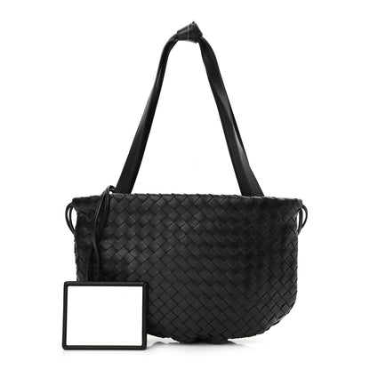 Bottega Veneta Nappa Intrecciato Small Bulb Black 1 of 10