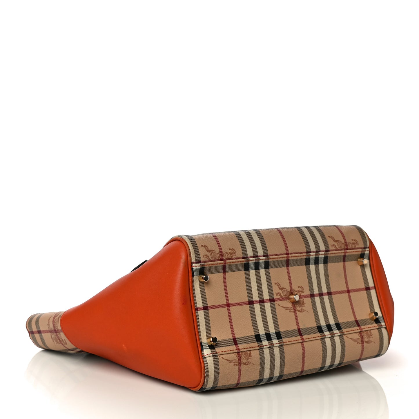 Haymarket Check Small Canterbury Tote Orange
