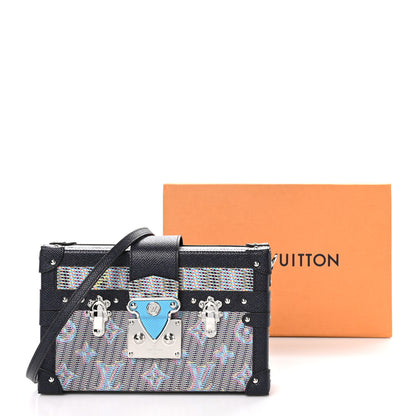 Louis Vuitton Calfskin Monogram LV Pop Petite Malle Blue 10 of 10