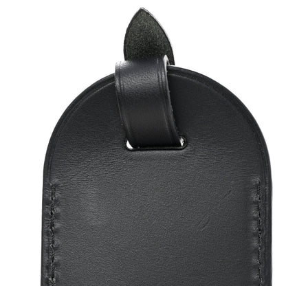 Louis Vuitton Calfskin Luggage Tag Black 6 of 6