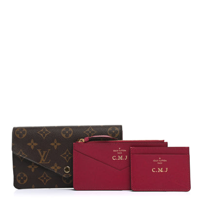 Louis Vuitton Monogram Jeanne Wallet Fuchsia 3 of 10