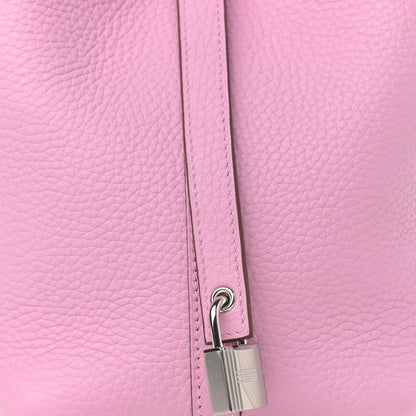 Hermes Taurillon Clemence Picotin Lock 18 PM Mauve Sylvestre 9 of 11